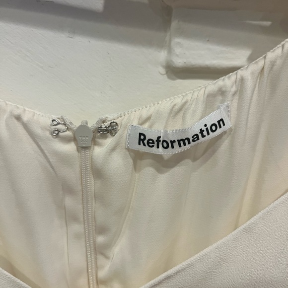 Reformation Butterfly Dress Ivory (Tailored smaller from size 8) - Picture 11 of 14